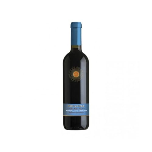 Solandia Montepulciano D'Abruzzo DOC 2023, trockener Rotwein, Abruzzenwein 13% vol von Solandia