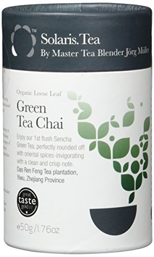 Solaris Tea BIO Sencha Grüntee Chai, lose Ganzblatt, 35 Stück von Solaris Tea