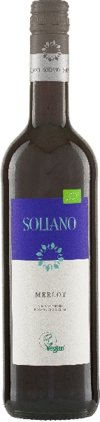 Soliano. Soliano Merlot Vino de la Tierra Jg.