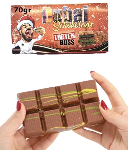 Dubai Style Schokolade mit super Pistazien Füllung (1x80gr Pistazie) von Solo Pelle