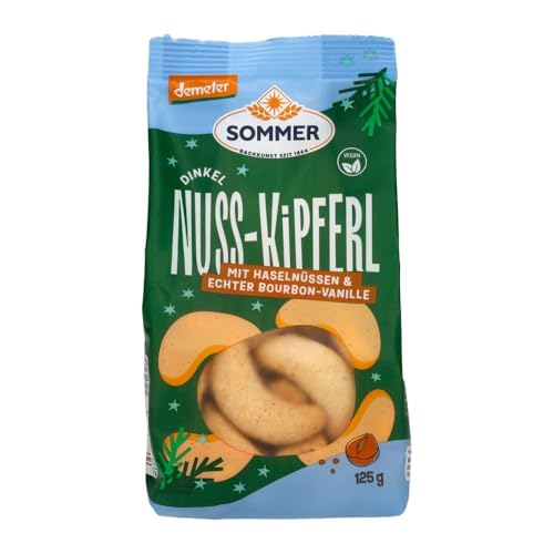 Sommer Dinkel Nusskipferl, 125g (1) von Sommer-Backkunst