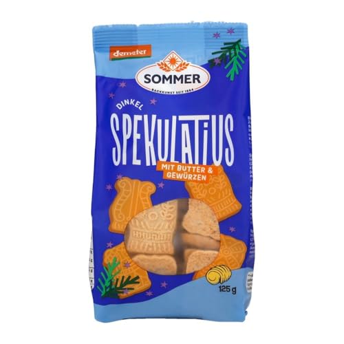 Sommer Dinkel Spekulatius, Butter Gebäck Demeter, 125g (1) von Sommer-Backkunst