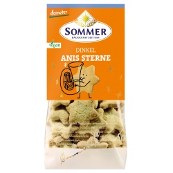 Dinkel-Anis-Sterne, vegan von Sommer & Co.