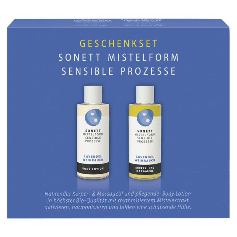 Geschenkset Mistelform Lavendel-Weihrauch von Sonett