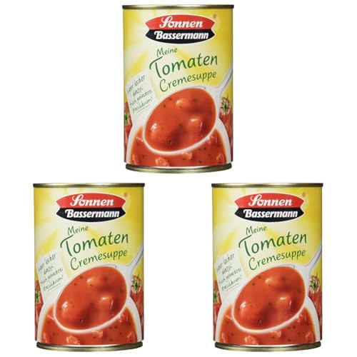 Sonnen Bassermann Tomaten-Cremesuppe, 400 ml (Packung mit 3) von Sonnen Bassermann