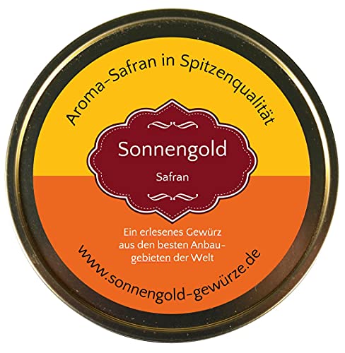 Sonnengold Safran-Fäden, Top-Qualität - Spitzenkategorie 1 (50 Gramm) von Sonnengold