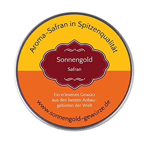 Sonnengold Safran-Pulver gemahlen, Top-Qualität - Spitzenkategorie 1 (2 Gramm) von Sonnengold