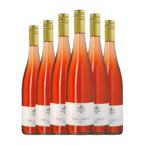 Sonnenhof Rosé Schiava Baden 75 cl Rosé-Wein (Karton mit 6 Flaschen von 75 cl) von Sonnenhof