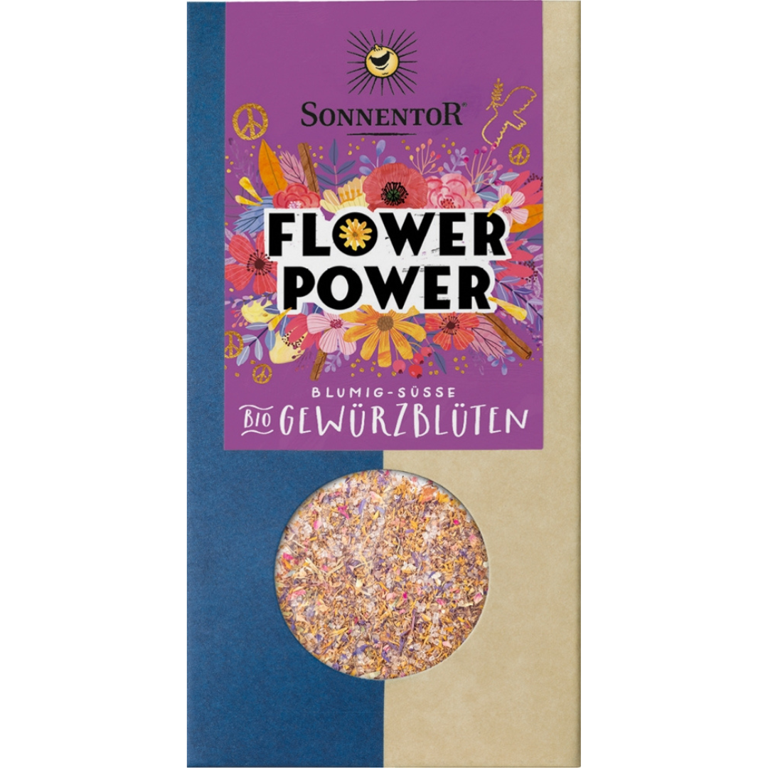 Bio Flower Power Gewürz-Blüten-Zubereitung, 35g von Sonnentor