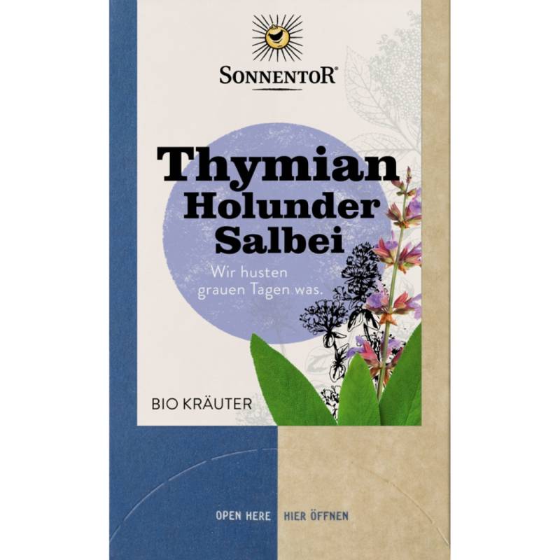 Bio Thymian-Holunder-Salbei von Sonnentor