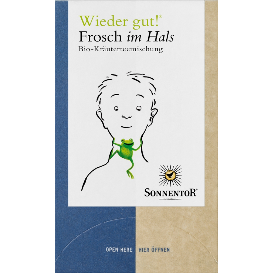 Bio Wieder gut! Frosch im Hals Tee, 18Btl von Sonnentor