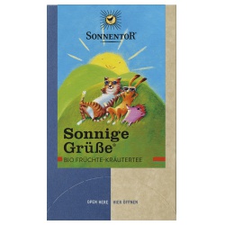 Sonnige-Grüße-Früchtetee im Beutel von SONNENTOR