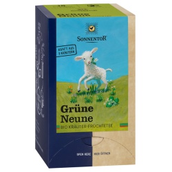 Kräutertee Grüne Neune im Beutel von SONNENTOR