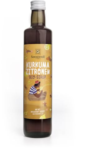 Kurkuma-Zitronen Sirup 12 x 500 ml von Sonnentor