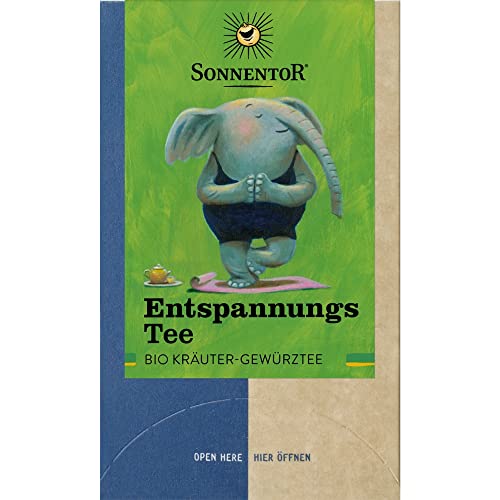 SONNENTOR Entspannungs Kräutertee, 18 Doppelkammerbeutel, 18g (12er Pack) von Sonnentor