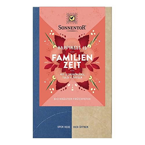 SONNENTOR Happiness is - Familienzeit Tee, 18 Doppelkammerbel, 27g (2er Pack) von Sonnentor