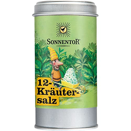 Sonnentor 12- Kräuter-Salz, Streudose, 75g (12er Pack) von Sonnentor