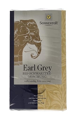 Der feine Earl Grey Schwarztee von Sonnentor