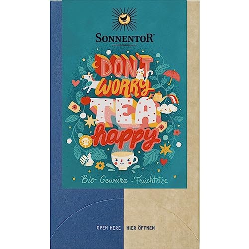 Sonnentor Dont worry, Tea happy, 18 Doppelkammerbeutel, 27g (4) von Sonnentor