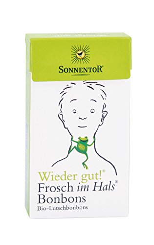 Sonnentor Frosch im Hals-Bonbons Wieder gut Bio, 5er Pack (5 x 30 g) von Sonnentor