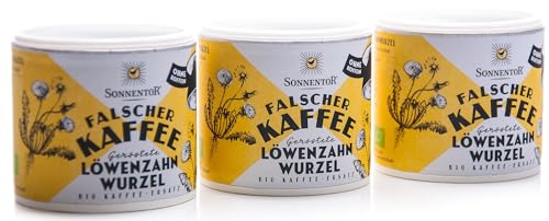 Sonnentor - Löwenzahnwurzel geröstet Falscher Kaffee Dose - 75 g - 3er Pack von Sonnentor