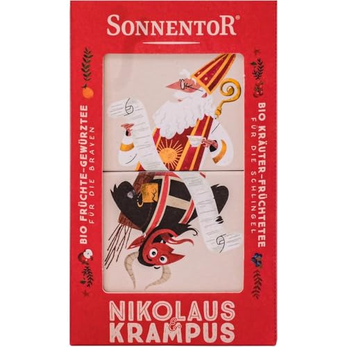 Sonnentor Nikolaus & Krampus Früchte-Gewürztee & Kräuter-Früchtetee, 18 Beutel, 38,7g (2) von Sonnentor