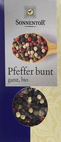 Sonnentor Pfeffer bunt ganz, 1er Pack (1 x 35 g) - Bio von Sonnentor