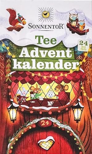 Sonnentor Tee Adventkalender, 24 Aufgussbeutel, Mäuse, 38,9g von Sonnentor