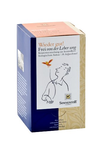 Sonnentor Tee Frei von der Leber weg - Wieder gut! Doppelkammerbeutel, 2er Pack (2 x 27 g) - Bio von Sonnentor