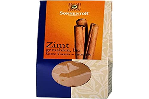 Sonnentor Zimt gemahlen (Sorte Cassia), 1er Pack (1 x 40 g) - Bio von Sonnentor