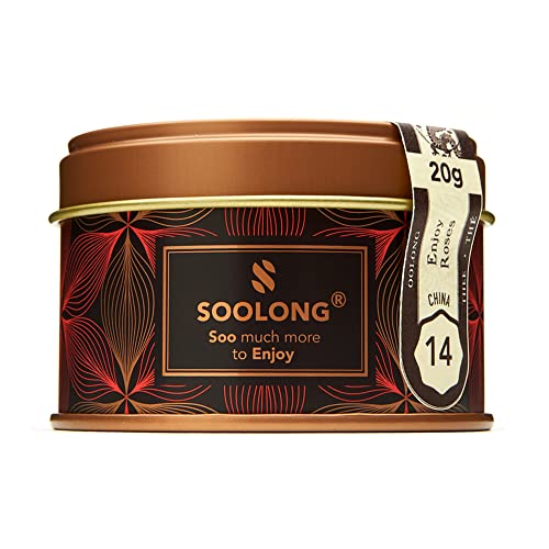 Soolong Nr. 14 Premium Oolong Tee mit Rosenblüten und Lavendel aus China - Sanft und beruhigend - Nachhaltiger loser Tee - Dose 20g - Sense China von Soolong