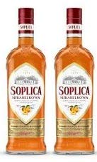 2 Flaschen Soplica Mirabelle/Mirabelkowa Likör aus Polen a 0,5L 30% Vol. (2 x 0.5L) von Soplica