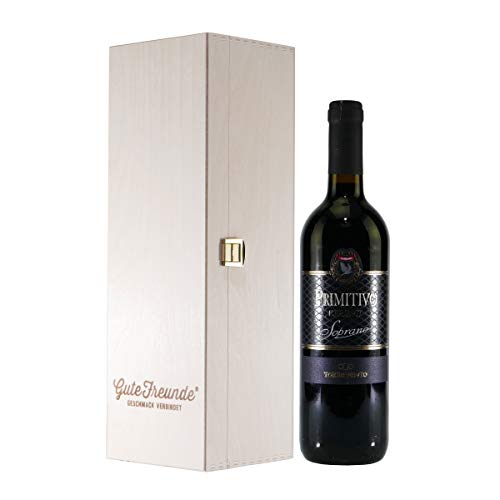 Soprano Primitivo Puglia IGT mit Geschenk-Holzkiste von Soprano