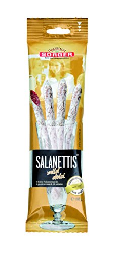 Sorger Salanettis mild, 10er Pack (10 x 80 g) von Sorger