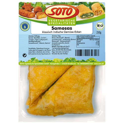 Soto Bio Samosas (1 x 250 gr) von Soto