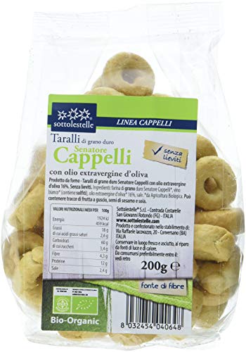 Sottolestelle Taralli Aus Weizen Senatore Cappelli, 5er Pack (5 x 200 g) von Sottolestelle