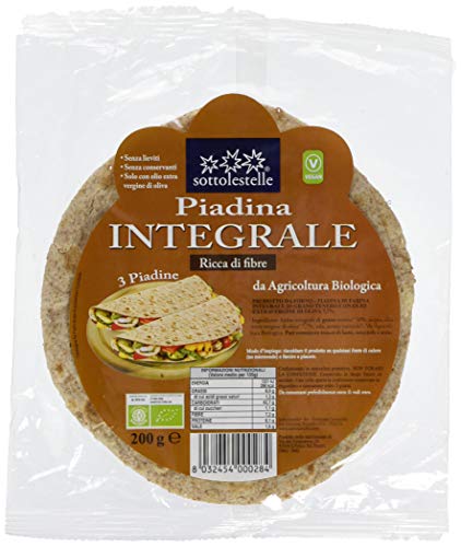 Sottolestelle Vollkorn - Piadina, 7er Pack (7 x 200 g) von Sottolestelle