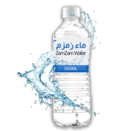 Zam Zam Wasser, Makkah Al Mukarramah, Zemzem Suyu, Zamzam, Quellwasser, Brunnenwasser, Heilwasser, 500ml - Reines und natürliches Wasser aus der heiligen Stadt Mekka (1er Packung) von Soul Mantra