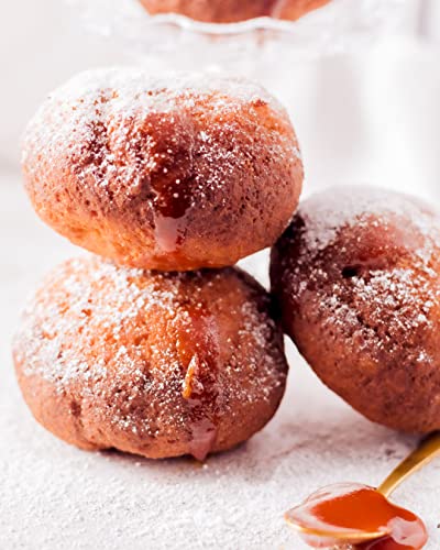 Lower Carb Berliner - Lower Carb Krapfen mit Hagebuttenmarmelade von Soulfood LowCarberia