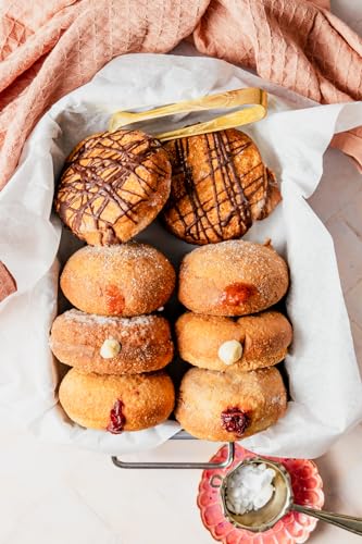 Lower Carb Berliner - Lower Carb Krapfen mit Himbeermarmelade von Soulfood LowCarberia