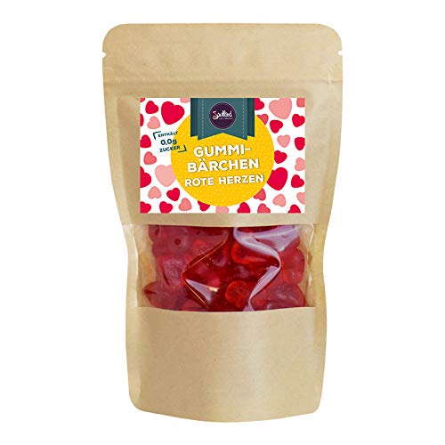 Rote Herzen Gummibärchen von Soulfood LowCaberia 160g von Soulfood LowCarberia