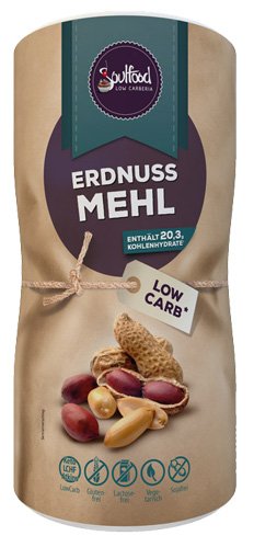 Soulfood Lowcarberia Erdnussmehl, entölt, 1er Pack (1 x 700 g) von Soulfood LowCarberia