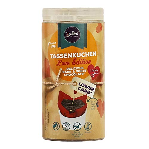 Soulfood Lowcarberia Love Tassenkuchen, 1er Pack (1 x 100 g) von Soulfood LowCarberia