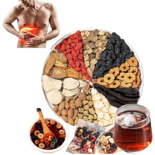 Derivemid Kidney Tea Formula Ginseng Six Treasure Tea,Herbal Kidney Tea,Kidney Detox Tea,Healthy Kidney Cleansing Tea,Herbal Tea for Kidney Care (1) von Soumiey