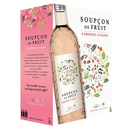 Cabernet d'Anjou Roséwein halbtrocken - Soupçon de Fruit - LaCheteau, Frankreich - Bag-in-Box (1x 3L) von Soupcon de Fruit