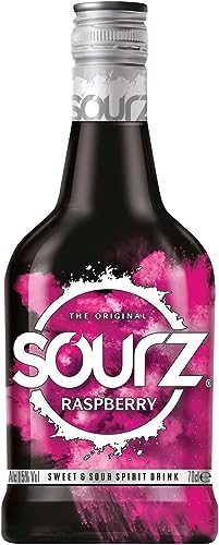Sourz Raspberry | süß-saurer Partylikör | 15 % vol |700 ml Einzelflasche von Sourz