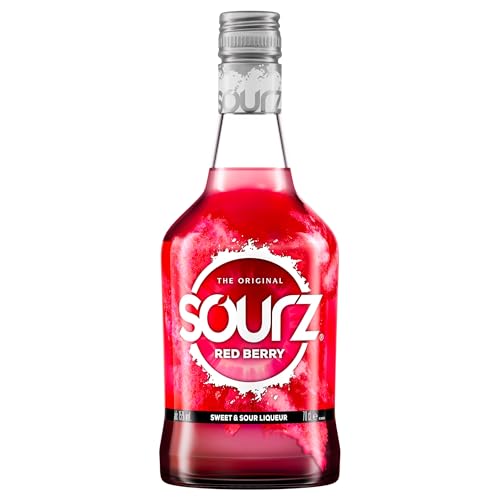 Sourz Red Berry | süß-saurer Partylikör | 15% Vol | 700ml Einzelflasche von Sourz