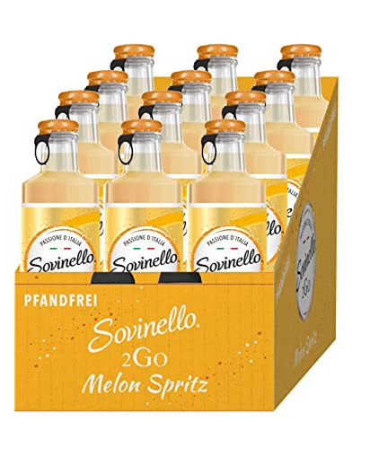 Sovinello 2Go - Melon Spritz, Prickelndes Getränk aus italienischem Weißwein (12 x 0,275 L) von Sovinello 2Go