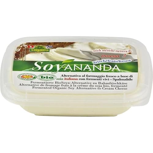 Soyana nda Rahmfrischkäsee Alternative zu Rahmfrischkäse aus fermentierte - Bio - 140g x 6-6er Pack VPE von Soyana