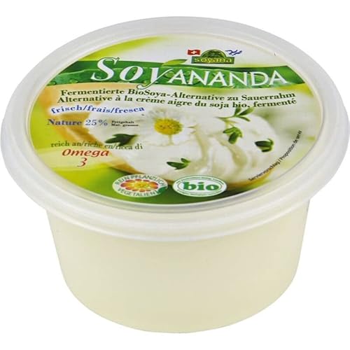 Soyana nda Sauerrahme Alternative zu Sauerrahm aus fermentiertem BioSoya. - Bio - 200g x 6-6er Pack VPE von Soyana